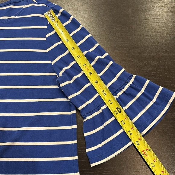 TOMMY BAHAMA soft cotton/modal tencell boatneck t-shirt with flare sleeves sizeM - Picture 6 of 8